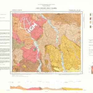 CARTA GEOLOGICA DELLA CALABRIA - Foglio 242 IV N.E. - Simeri e Crichi