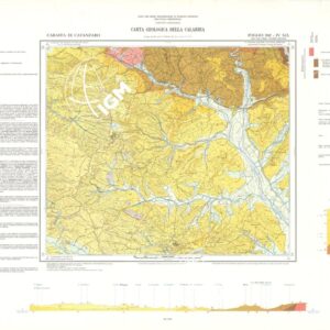CARTA GEOLOGICA DELLA CALABRIA - Foglio 242 IV S.O. - Caraffa di Catanzaro