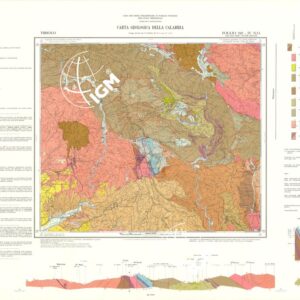 CARTA GEOLOGICA DELLA CALABRIA - Foglio 242 IV N.O. - Tiriolo