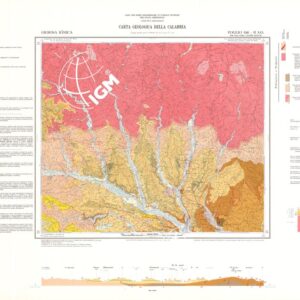 CARTA GEOLOGICA DELLA CALABRIA - Foglio 246 II S.O. - Gioiosa Ionica