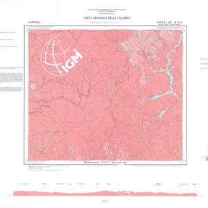 CARTA GEOLOGICA DELLA CALABRIA - Foglio 246 II N.O. - Fabrizia