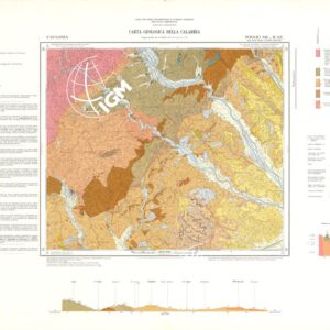 CARTA GEOLOGICA DELLA CALABRIA - Foglio 246 II S.E. - Caulonia