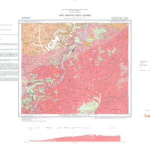 CARTA GEOLOGICA DELLA CALABRIA - Foglio 246 I N.E. - Simbario
