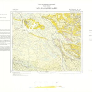 CARTA GEOLOGICA DELLA CALABRIA - Foglio 246 III N.O. - Rosarno