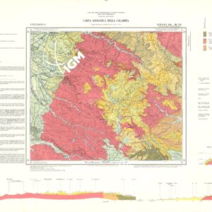 CARTA GEOLOGICA DELLA CALABRIA - Foglio 246 III S.E. - Cittanova
