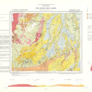 CARTA GEOLOGICA DELLA CALABRIA - Foglio 254 I N.E. - S. Eufemia d'Aspromonte