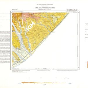 CARTA GEOLOGICA DELLA CALABRIA - Foglio 247 III S.O. - Stignano