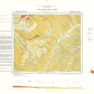 CARTA GEOLOGICA DELLA CALABRIA - Foglio 246 IV N.E. - S. Gregorio d'Ippona