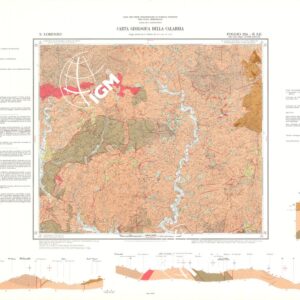 CARTA GEOLOGICA DELLA CALABRIA - Foglio 254 II S.E. - S. Lorenzo