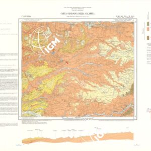 CARTA GEOLOGICA DELLA CALABRIA - Foglio 254 II N.O. - Cardeto