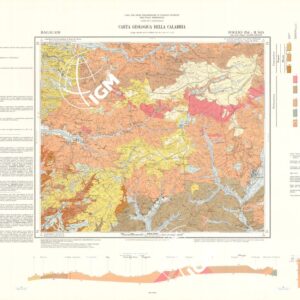 CARTA GEOLOGICA DELLA CALABRIA - Foglio 254 II S.O. - Bagaladi