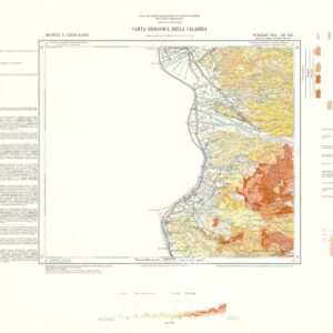 CARTA GEOLOGICA DELLA CALABRIA - Foglio 254 III S.E. - Motta S. Giovanni