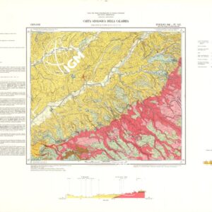 CARTA GEOLOGICA DELLA CALABRIA - Foglio 246 IV S.E. - Dinami