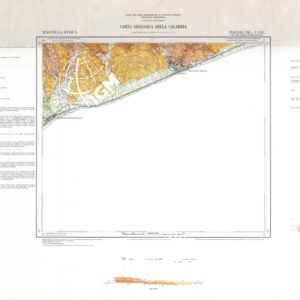 CARTA GEOLOGICA DELLA CALABRIA - Foglio 255 I N.E. - Roccella Ionica