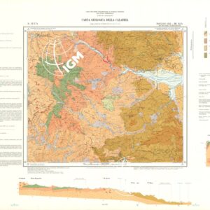 CARTA GEOLOGICA DELLA CALABRIA - Foglio 255 III N.O. - S. Luca