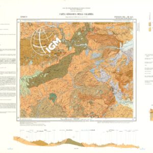 CARTA GEOLOGICA DELLA CALABRIA - Foglio 255 III S.O. - Africo