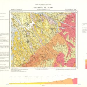 CARTA GEOLOGICA DELLA CALABRIA - Foglio 255 IV N.O. - Oppido Mamertina