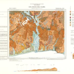 CARTA GEOLOGICA DELLA CALABRIA - Foglio 263 I N.E. - Bova Marina