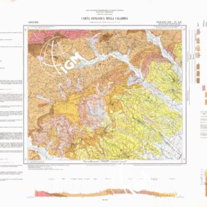 CARTA GEOLOGICA DELLA CALABRIA - Foglio 255 IV S.E. - Ardore