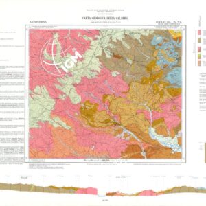 CARTA GEOLOGICA DELLA CALABRIA - Foglio 255 IV N.E. - Antonimina