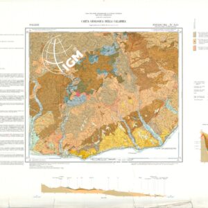 CARTA GEOLOGICA DELLA CALABRIA - Foglio 264 IV N.O. - Palizzi
