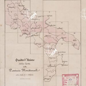 CARTA DELLE PROVINCE NAPOLITANE - Quadro d'Unione