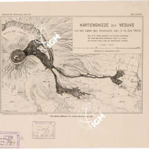 KARTENSKIZZE DER VESUV 3-6 JUNI 1931 - FOGLIO 1