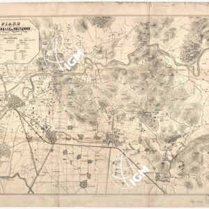 PIANO DELLA BATTAGLIA DEL VOLTURNO AVVENUTA IL 1° E IL 2° OTTOBRE 1860