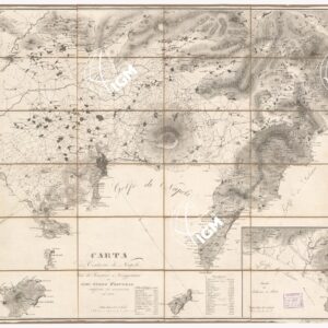 CARTA DEI CONTORNI DI NAPOLI PER USO DEI FORESTIERI E VIAGGIATORI