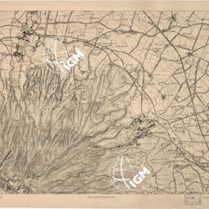 CARTA TOPOGRAFICA DEL MONTE VESUVIO RILEVATA... - Foglio II