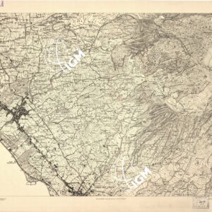 CARTA TOPOGRAFICA DEL MONTE VESUVIO RILEVATA... - Foglio III