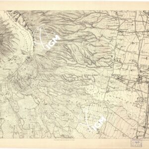 CARTA TOPOGRAFICA DEL MONTE VESUVIO RILEVATA... - Foglio IV