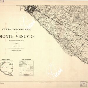 CARTA TOPOGRAFICA DEL MONTE VESUVIO RILEVATA... - Foglio V