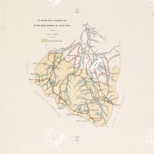 PLANIMETRIA SCHEMATICA DELL'ALTO BACINO IDROGRAFICO DEL TORRENTE PARMA