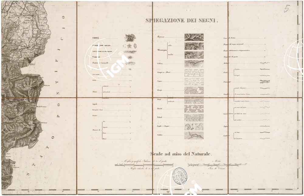 CARTA TOPOGRAFICA DEL DUCATO DI MODENA... - Foglio 5