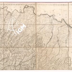 CARTA TOPOGRAFICA DEGLI STATI DI PARMA. A SUA MAESTA' LA PRINCIPESSA IMPERIALE MARIA LUIGIA ARCIDUCHESSA D'AUSTRIA, DUCHESSA DI PARMA, PIACENZA E GUASTALLA