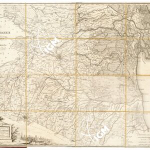 TOPOGRAFIA DELLA PROVINCIA FERRARESE, DELLA PIANURA BOLOGNESE E DI UNA PARTE DELLE PROVINCIE CARTA TOPOGRAFICA DEI LAVORI IDRAULICI