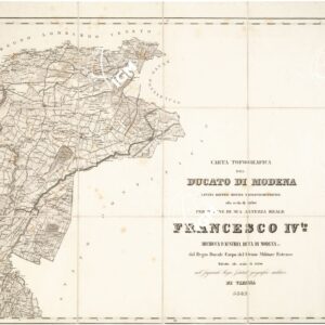CARTA TOPOGRAFICA DEL DUCATO DI MODENA... - Foglio I e III A - Titolo