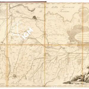 CARTA TOPOGRAFICA DE' LAVORI IDRAULICI ESEGUITI DALL'ANNO 1767 SINO AL 1816 NELLE PROVINCIE DI BOLOGNA E DI FERRARA