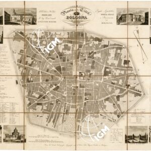 PIANTA DELLA CITTA' DI BOLOGNA