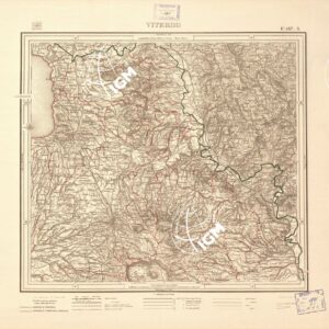 CARTA DELLA PROVINCIA DI ROMA COI CONFINI DEI TERRITORI COMUNALI - Viterbo - Foglio 137.5