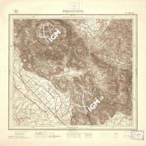 CARTA DELLA PROVINCIA DI ROMA COI CONFINI DEI TERRITORI COMUNALI - Frosinone - Foglio 159.16