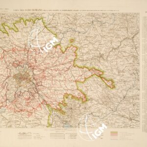 CARTA DELL'AGRO ROMANO PER LA ZONA SOGGETTA AL BONIFICAMENTO AGRARIO