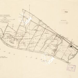 PIANO TOPOGRAFICO DEL POLIGONO DI ESPERIENZE E ARMAMENTO AERONAUTICO DI FURBARA