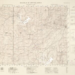 SCUOLA DI ARTIGLIERIA - POLIGONO DI TIRO (ZONA DI MANZIANA Foglio 143 BRACCIANO)