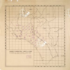 RILIEVO DELLA ZONA DI LITTORIA COL METODO NISTRI - Quadro d'Unione