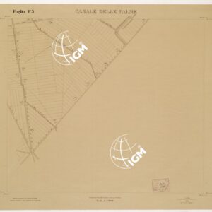 RILIEVO DELLA ZONA DI LITTORIA COL METODO NISTRI - Foglio F5 - Casale delle Palme