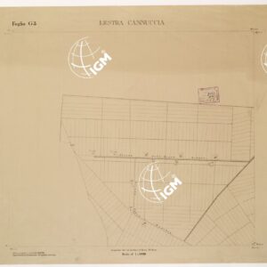 RILIEVO DELLA ZONA DI LITTORIA COL METODO NISTRI - Foglio G3 - Lestra Cannuccia