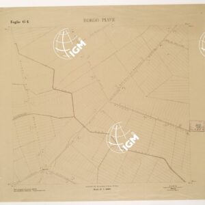 RILIEVO DELLA ZONA DI LITTORIA COL METODO NISTRI - Foglio G4 - Borgo Piave