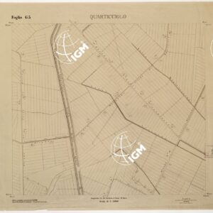 RILIEVO DELLA ZONA DI LITTORIA COL METODO NISTRI - Foglio G5 - Quarticciolo